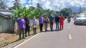 สืบสวนคดีอุบัติเหตุ ร่วมภาคีเครือข่ายคณะกรรมการ อบถ.อ.เวียงป่าเป้า