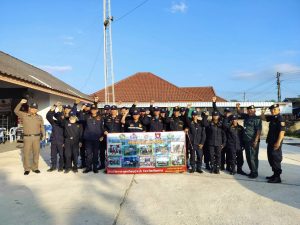 ฝึกทบทวนให้กับ ชรบฯสตบฯ จิตอาสาในหมู่บ้าน