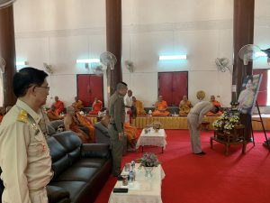 พิธีเจริญพระพุทธมนต์ถวายพระพรชัยมงคล ณ วัดศรีสุทธาวาส