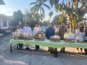 ร่วมกิจกรรมการทำบุญตักบาตร เนื่องในวันขึ้นปีใหม่ 2567