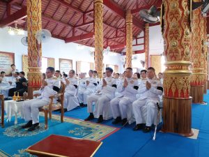 เข้าพิธีบำเพ็ญกุศล ในวาระครบ 100 วัน (สตมวาร) แห่งการสวรรคตแด่ สมเด็จพระนางเจ้าสิริกิติ์ พระบรมราชินีนาถ พระบรมราชชนนีพันปีหลวง