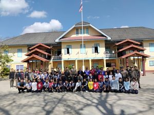 สถานีตำรวจภูธรเวียงป่าเป้าซักซ้อมแผนตามนโยบาย การควบคุมบุคคลคุ้มคลั่งและหนีซ่อนสู้ของนักเรียน